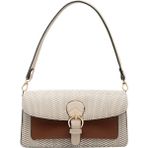 Silver & Polo Silver Polo SP1279 Kadın Omuz Çantası Hasır BEJ-TABA-M105 Koyu Bej