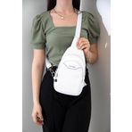 Silver Polo SP959 Beyaz - Beyaz Kadın Bel Çantası