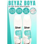 Silver X3 Etkili Güçlendirilmiş Ultra Beyaz Spor Bez Ve Kumaş Likit Ayakkabı Boyası 75 ml 2 Adet