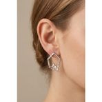 SİLVER ZİRKON YILDIZ KRİSTAL STUD KÜPE 3 CM.