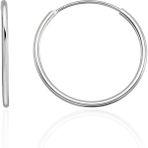 Silvera Telkari Gümüş 21 mm Halka Küpe 925 Ayar ST256