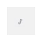 Silveranka 925 Ayar Gümüş Minimal Kuğu Charm Kolye Ucu