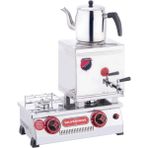 Silverinox 15 Model Kaynaklı Lpg'li Çay Ocağı, Çift Taban, 13 L