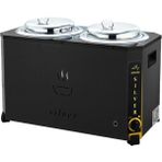 Silverinox Jumbo 9+9 lt Siyah Çorba Kazanı