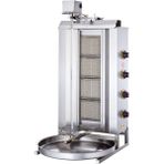 Silverinox Lpg Tüplü 4 Radyanlı Üstten Motorlu Döner Ocağı - Beyaz