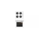 Silverline 2'Li Bo6501w01 - Cs5335w01 Beyaz Cam Ankastre Set