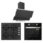 Silverline 3420 Classy 60 - CS5343B01 - BO6504B01 3'lü Siyah Ankastre Set