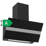 Silverline 3472 Bold 80 cm A Sınıfı Dokunmatik Duvar Tipi Cam Davlumbaz Siyah