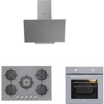 Silverline 3481 - CS5622S01 - Esty AEF6601S04 Gri Cam 3'lü Ankastre Set