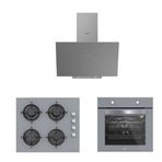 Silverline 3481 Flam 60 - CS5349S01 - BO6501S01 Gri 3'lü Ankastre Set
