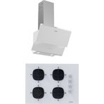 Silverline 3490 - CS5665W01 Beyaz 2'li Ankastre Set