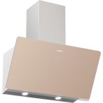 Silverline 80 cm Vizon Cam Davlumbaz Duvar Tipi Eğimli Tasarım ile Yüksek Emiş Gücü