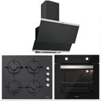 Silverline BO6501B01 - CS5335B01 - 3420 Classy 60 3'lü Siyah Ankastre Set