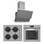 Silverline BO6502S02 - CS5335S01 - 3420 Classy 60 3'lü Gri Ankastre Set
