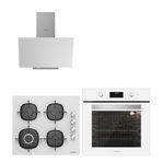 Silverline BO6502W02-3481 Beyaz-CS5629W01 Ankastre Set