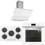 Silverline BO6502W02 - CS5349W01 - 3481 3'lü Beyaz Ankastre Set