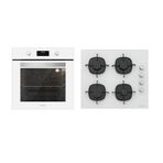 Silverline BO6502W02 - CS5427W01 - 3420 Classy 60 Beyaz Ankastre Set