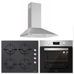 Silverline BO6502X02 - CS5335B01 - 2240 Conic 60 3'lü Inox Ankastre Set