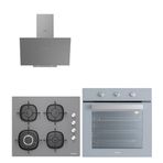 Silverline BO6503S01-3481 Gri 3-CS5629S01 Ankastre Set
