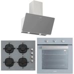 Silverline BO6503S01 - CS5335S01 - 3457 Soho 60 3'lü Gri Ankastre Set