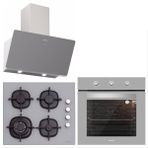 Silverline BO6503S01-CS5429S01-3457 Soho 60 Gri 3'lü Ankastre Set