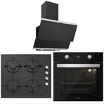 Silverline BO6504B01 - CS5335B01 - 3420 Classy 60 3'lü Siyah Ankastre Set