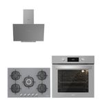 Silverline BO6504S01-3481 Gri 3-CS5622S01 Ankastre Set