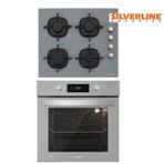 Silverline BO6504S01-CS5335S01 2'li Inox Ankastre Set