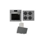 Silverline BO6504S01 - CS5364S01 - 3420 S 3^lü Gri Ankastre Set