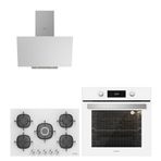 Silverline BO6504W01-3481 Beyaz-CS5622W01 Ankastre Set