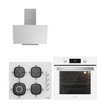 Silverline BO6504W01-3481 Beyaz-CS5629W01 Ankastre Set