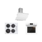 Silverline Bo6504w01 - Cs5429w01 - 3420 Classy 60 Beyaz Cam Ankastre Set