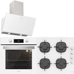 Silverline BO6504W01 - CW5335W01 - 3457 Soho 60 - MW9018W01 4'lü Beyaz Ankastre Set