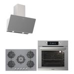 Silverline BO6505S01 - 3457 Soho - CS5622S01 3'lü Gri Ankastre Set