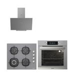 Silverline BO6505S01-3481 Gri 3-CS5629S01 Ankastre Set