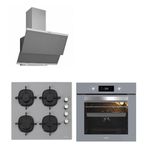 Silverline BO65E4S01 - 3420 Class - CS5335S02 3'lü Inox Ankastre Set