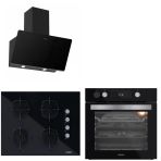 Silverline Buhar Destekli + Airfryer 3457 Soho - Cs5665b01 65Cm - Bo65p4b01 Siyah Cam Ankastre Set