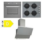 Silverline Classy BO6181S02 -CS5335S01-3420 3'lü Gri Ankastre Set