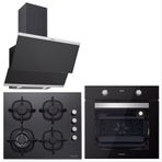 Silverline Classy BO6502B02 - CS5429B01 - 3420 3'lü Siyah Ankastre Set