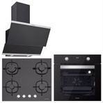 Silverline Classy BO6502B02 - CS5436B01 - 3420 3'lü Siyah Ankastre Set