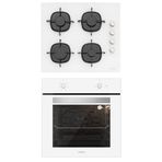 Silverline CS5335W01-BO6501W01 Beyaz 2'li Ankastre Set