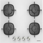 Silverline CS5623W01 60 cm Beyaz Cam Ocak