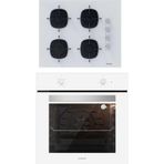Silverline CS5665W01 - BO6501W01 Beyaz 2'li Ankastre Set