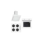 Silverline Esty ACO5601B01+6601B02+3462 Beyaz 3'lü Ankastre Set