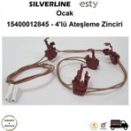 Silverline Esty Ocak Çakmak Siviç 4'lü Ateşleme Sivici