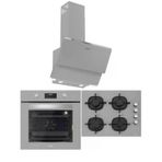 Silverline Gri Ankastre Set (Cs5700e6s01 Ocak + S2-Bo6502s02 Fırın + 3490 Oslo Davlumbaz)