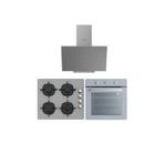 Silverline Gri Cam Ankastre Set ( 3481 Flam - Cs5335s02 - Bo6503s01)