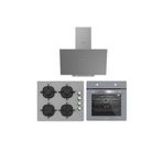 Silverline Gri Cam Ankastre Set ( 3481 Flam Gri - Cs5335s02 - Bo6501s01)