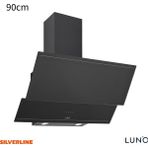 Silverline Luno 3420 Davlumbaz Siyah 90CM (Dokunmatik+Kumandalı )