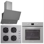 Silverline Luno 3420S+6502S+CS5335S Gri Ankastre Set